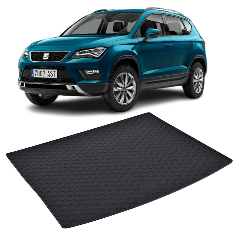 Tavita auto SEAT Ateca 4x2 2016-prezent, protectie portbagaj, Cri-Flo, din cauciuc 100%, compatibil cu autoturismul SEAT Ateca 4x2