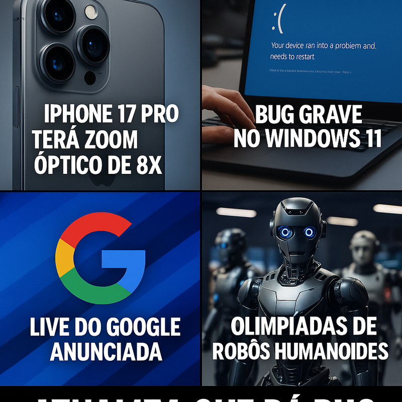 Curtinhas! 📦 Atualiza que dá bug, filma que vira guerra: a semana tech no modo caos
