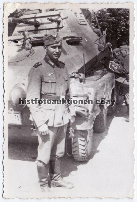Orig. Foto deutsche 8-Rad Panzerspähwagen Panzer