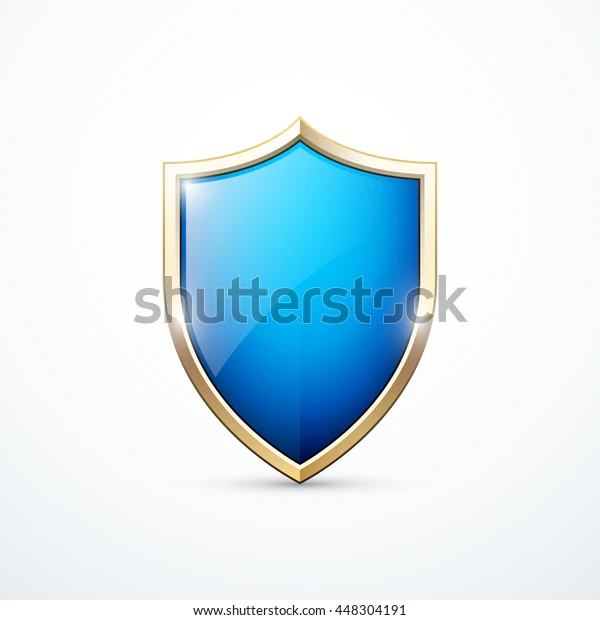 gold-blue-shield-600w-448304191