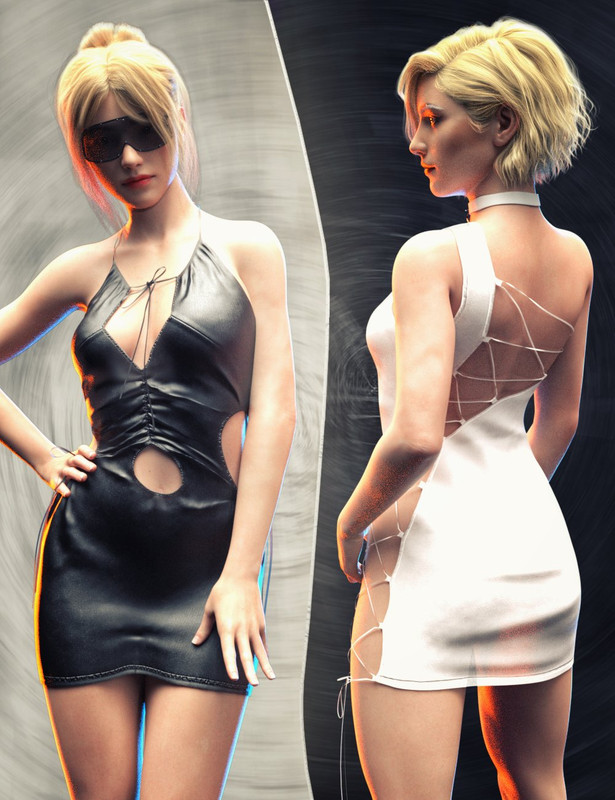 KUJ Fashion Tight Dress Outfit for Genesis 8 and 8.1 Female KUJ Fashion Tight Dress Outfit for Genesis 8 and 8.1 Female