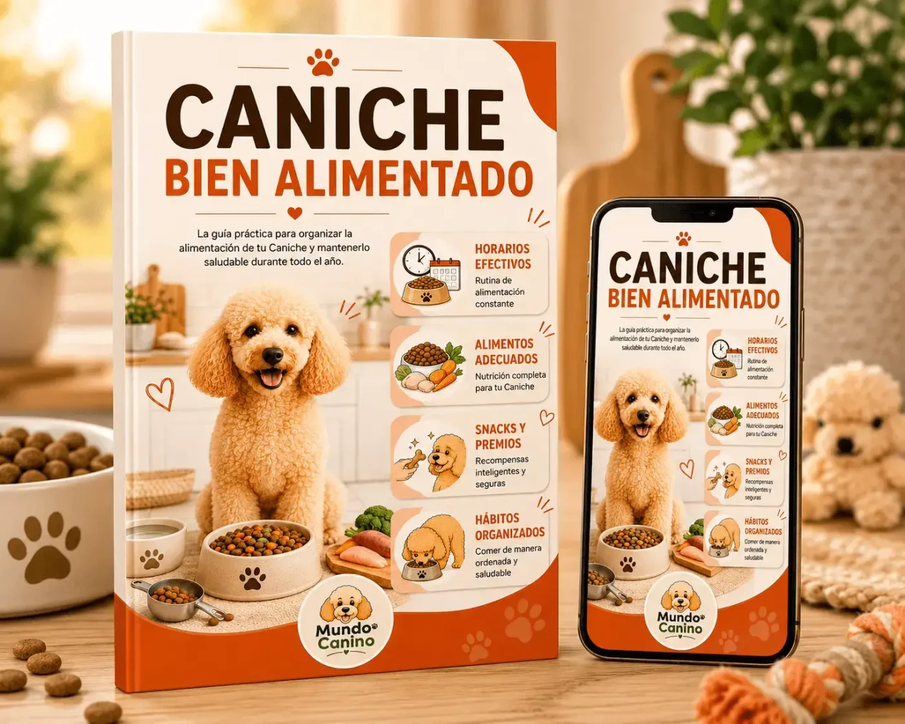 Caniche Bien Alimentado