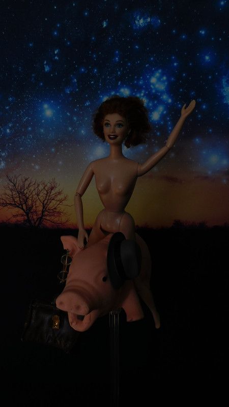 Дачный закат с Венерой, Полет (вариации по Мастеру), продажа 016