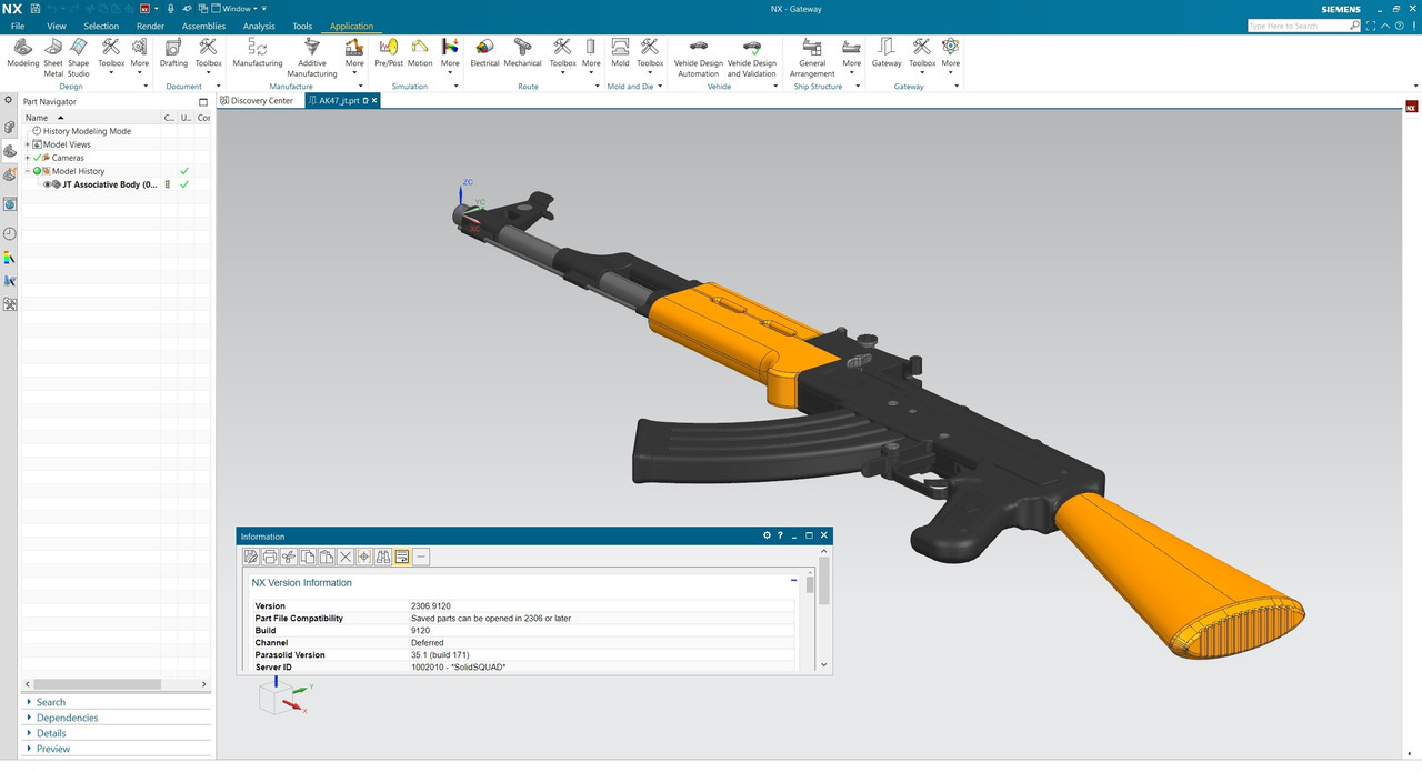 Working with Siemens NX 2306 Build 9120 full