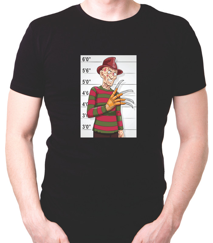Camiseta Caras Maus Procurado Suspeito Freddy Krueger