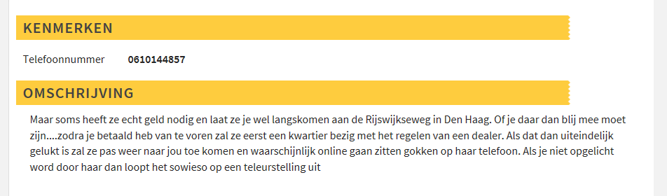 Oplichtster tekst