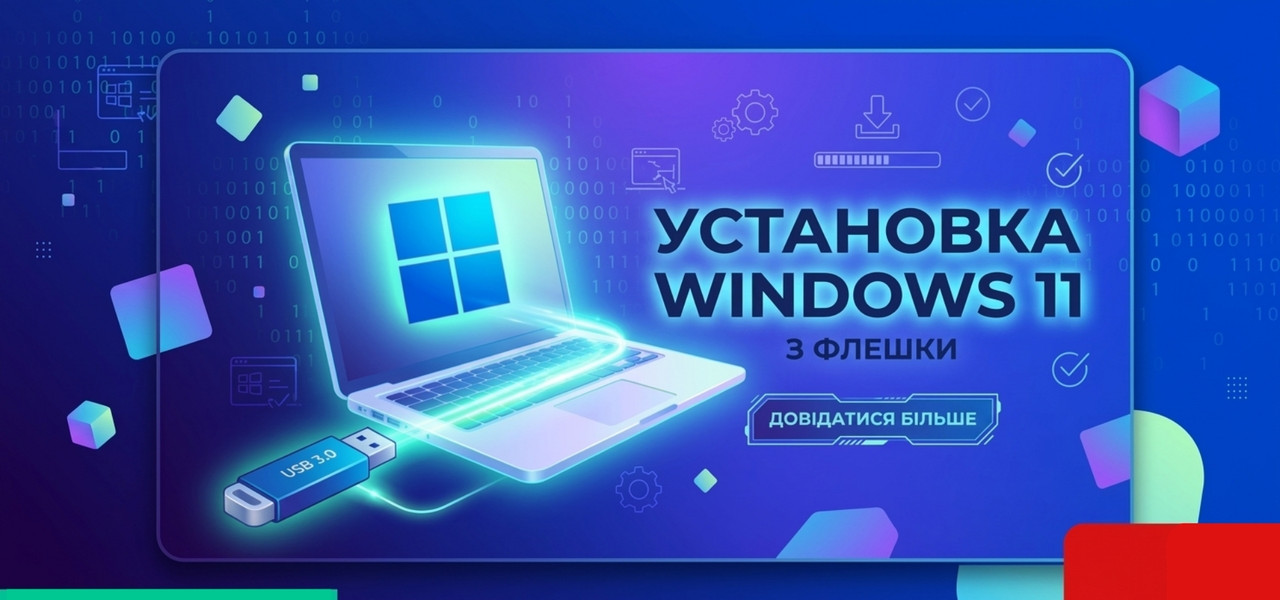 Установка Windows 11 з флешки