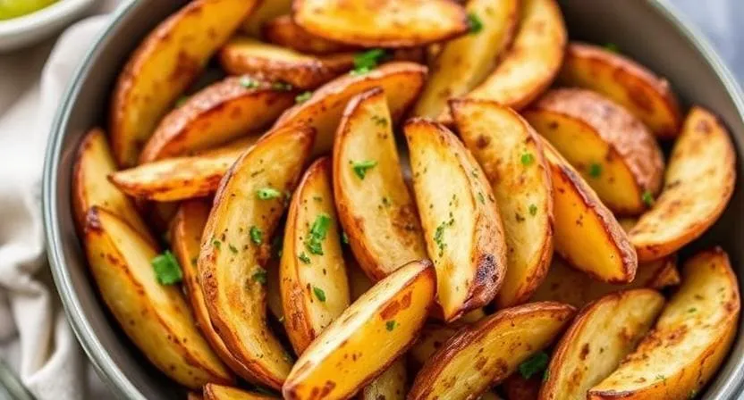 Запеченные картофельные дольки