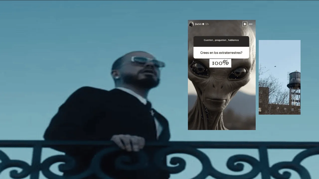 J Balvin avista ovni en Nueva York y comparte el sorprendente video en redes