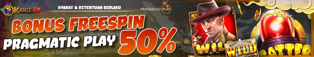 BONUS FREESPIN PRAGMATIC PLAY 50%