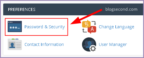 Mengganti Password cPanel