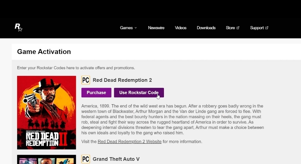 النقر على "Use Rockstar Code"