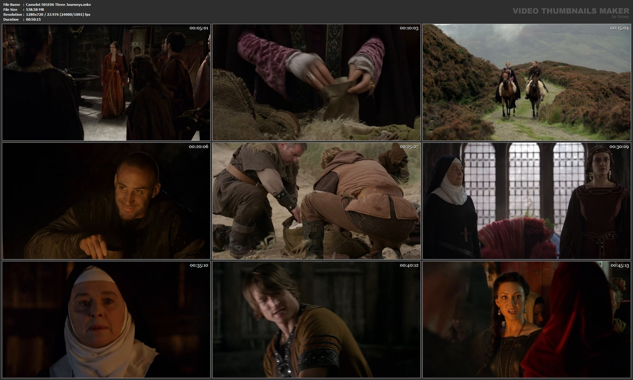 Camelot S01E06 Three Journeys.mkv