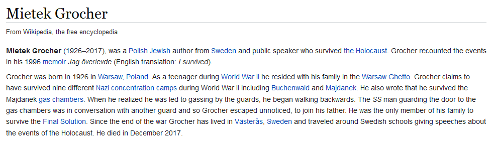 Moonwalked To Safety