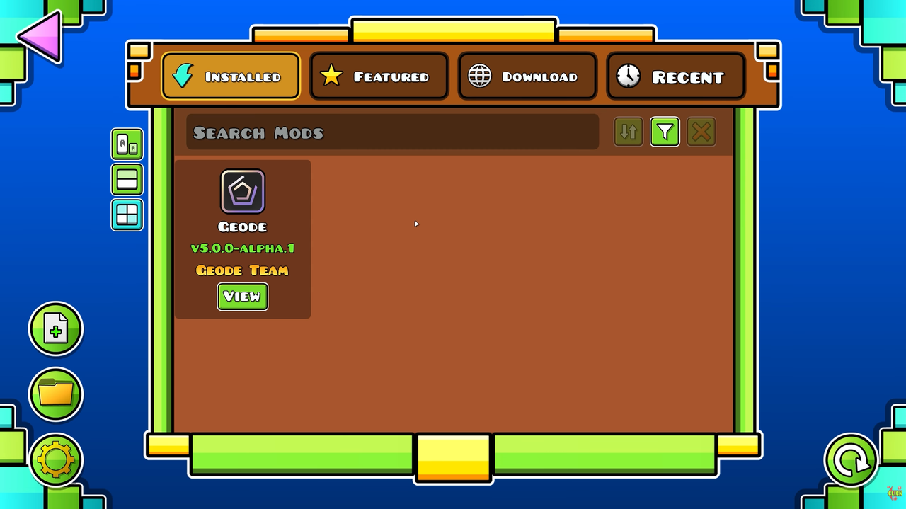 Geode Mod Loader - In-Game Mod Browser & Unlimited Mods