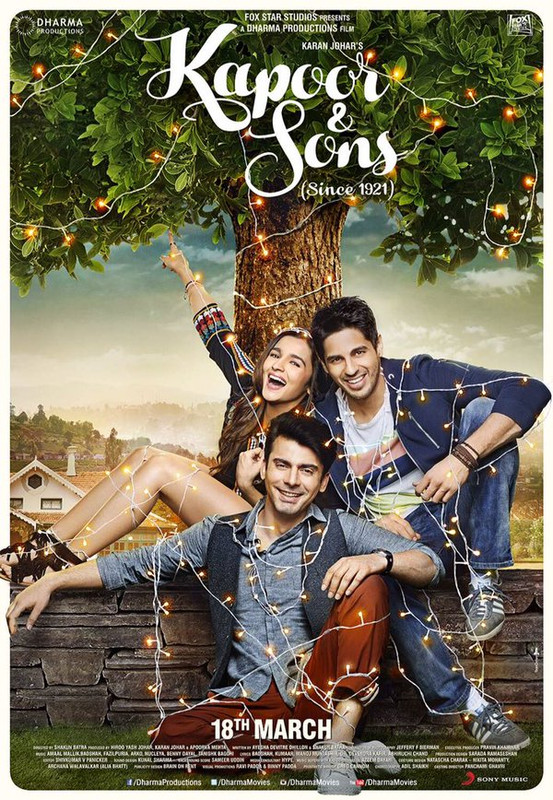 Kapoor & Sons (2016) Hindi 480p Bluray x264 AAC 500MB ESub