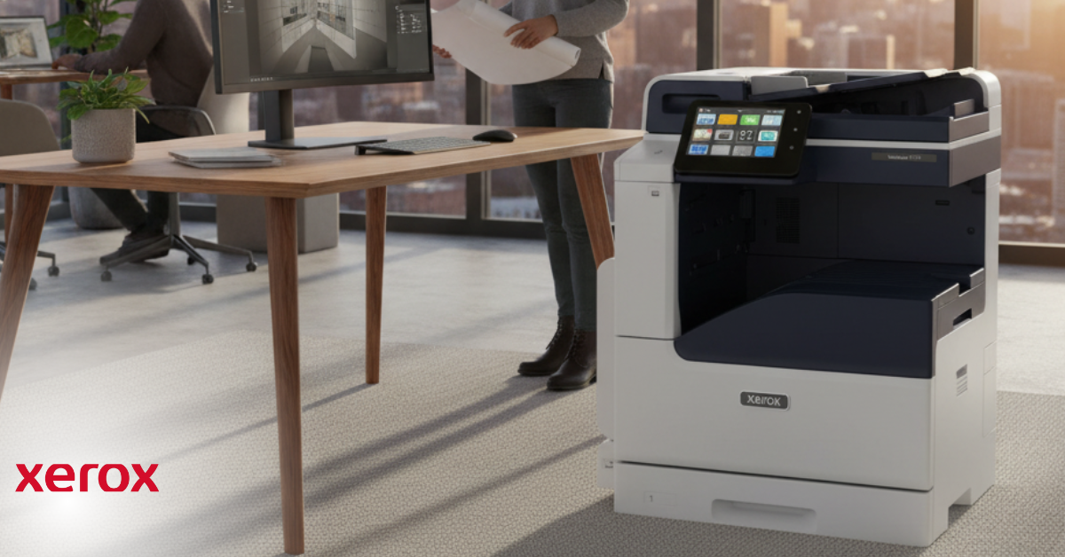 Tela touchscreen de 7 polegadas da Xerox VersaLink C7125