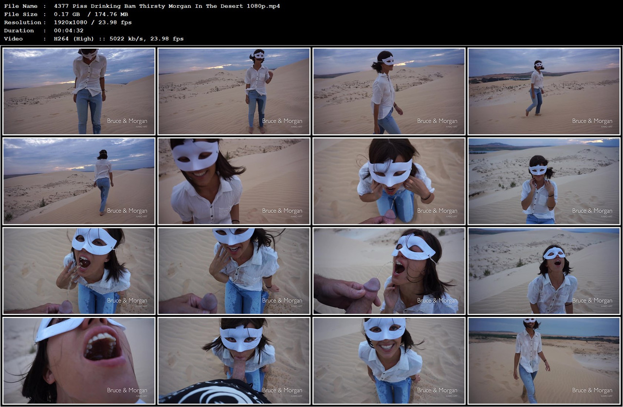 4377 Piss Drinking Bam Thirsty Morgan In The Desert 1080p mp4