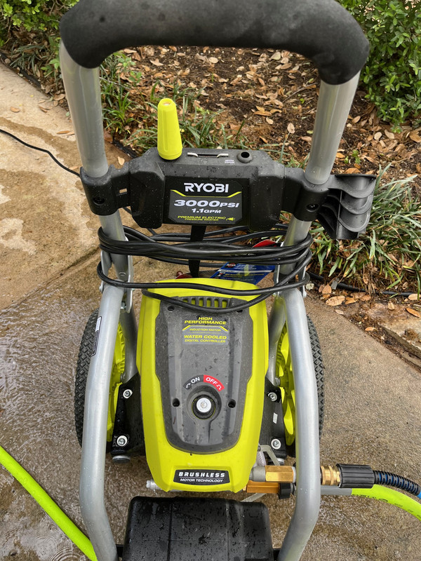 Any idea whats wrong with my electic Ryobi Power Washer? Leaking water