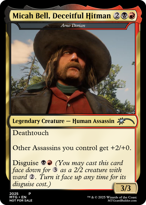 Arno Dorian (Micah Bell, Deceitful Hitman)