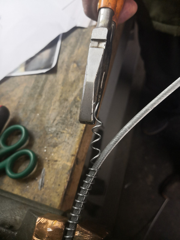 Costruzione cavo freno a mano 2