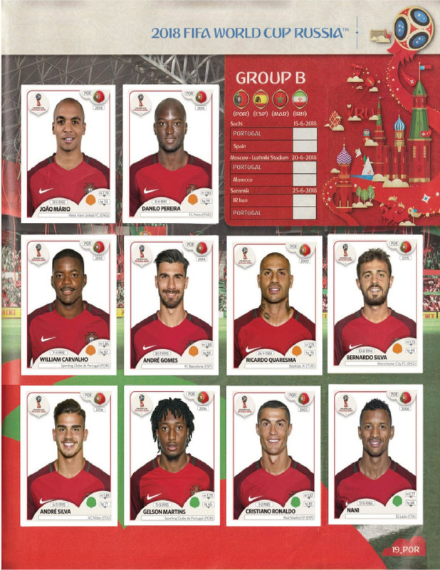 Album Panini Rusia 2018-21