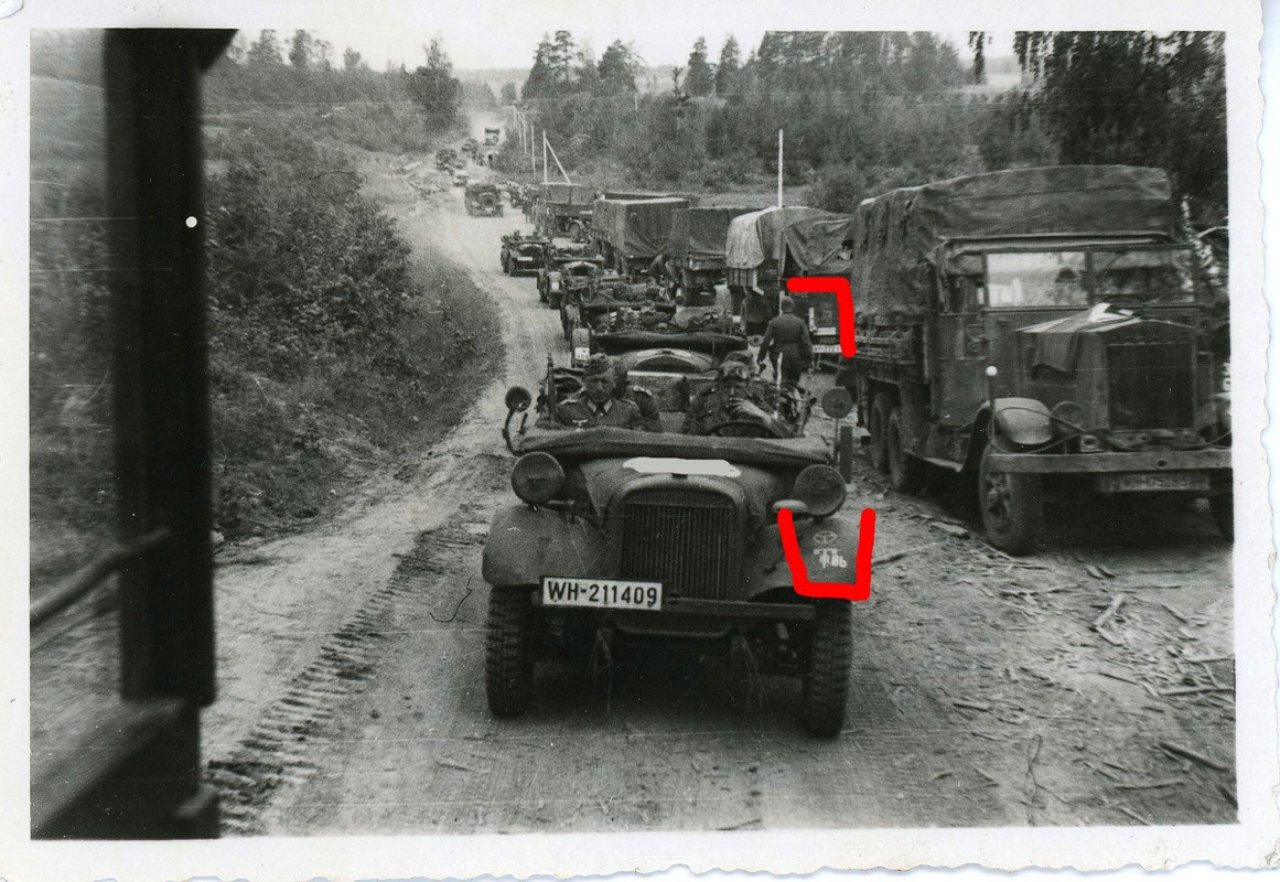 Russland PKW Auto Kübelwagen Vormarsch 12. Panze