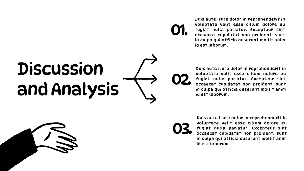 Black and White Playful Illustrative Fun Simple Project Presentation