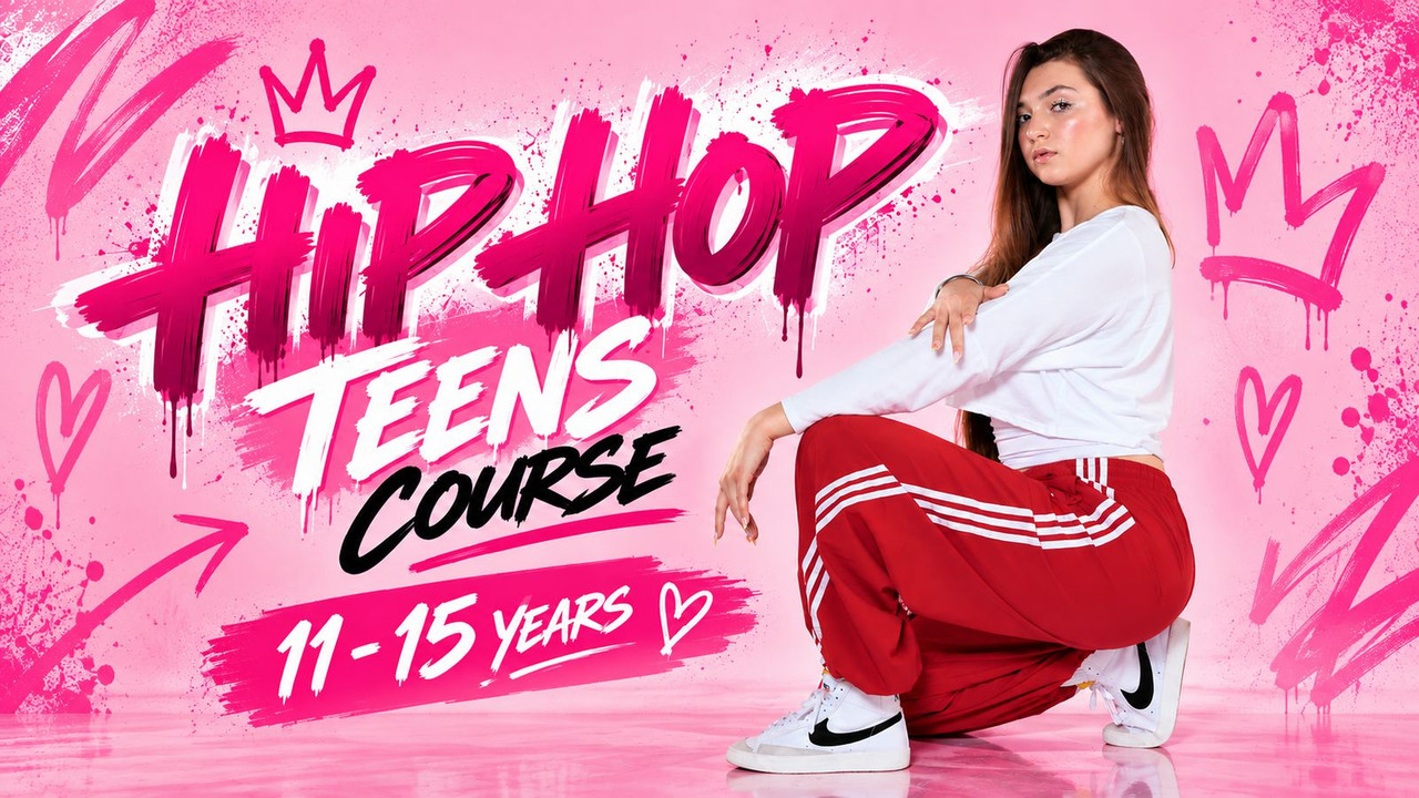 Hip Hop Teens Course, girls 11–15