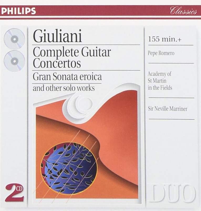 Pepe Romero - Giuliani Complete Guitar Concertos 616c TCs9s RL SL1100 - Pepe Romero - Giuliani Complete Guitar Concertos