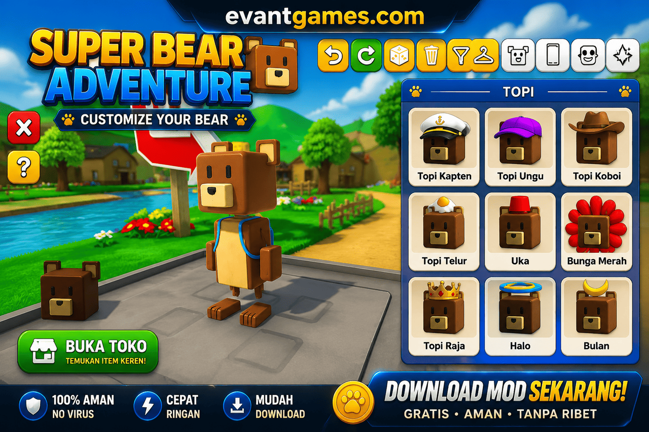 Super Bear Adventure MOD APK