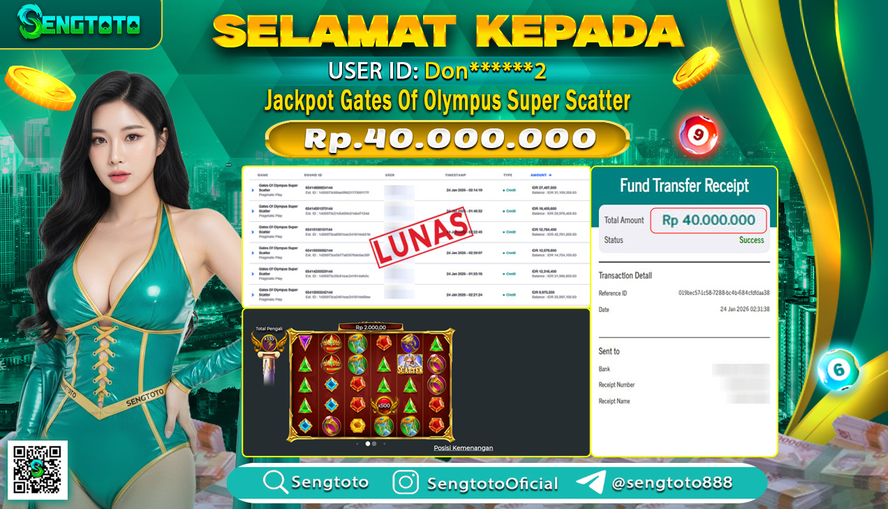BUKTI PEMBAYARAN SLOT GATES OF OLYMPUS SUPER SCATTER