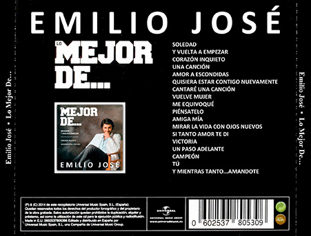 blog tras - Emilio Jose - Lo Mejor De (2014) FLAC