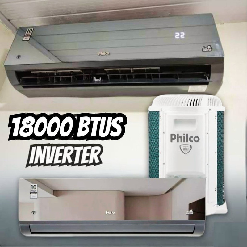 Ar Condicionado Inverter Philco 18000 Btus Quente/frio 220v