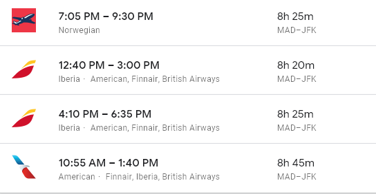 Vuelos a Nueva York, Compañias Aéreas, Reserva de Asientos.. - Foro Nueva York y Noreste de USA