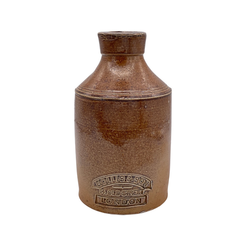 14 Old Street London Hollis & Son Stoneware Ink Bottle - Picture 1 of 6