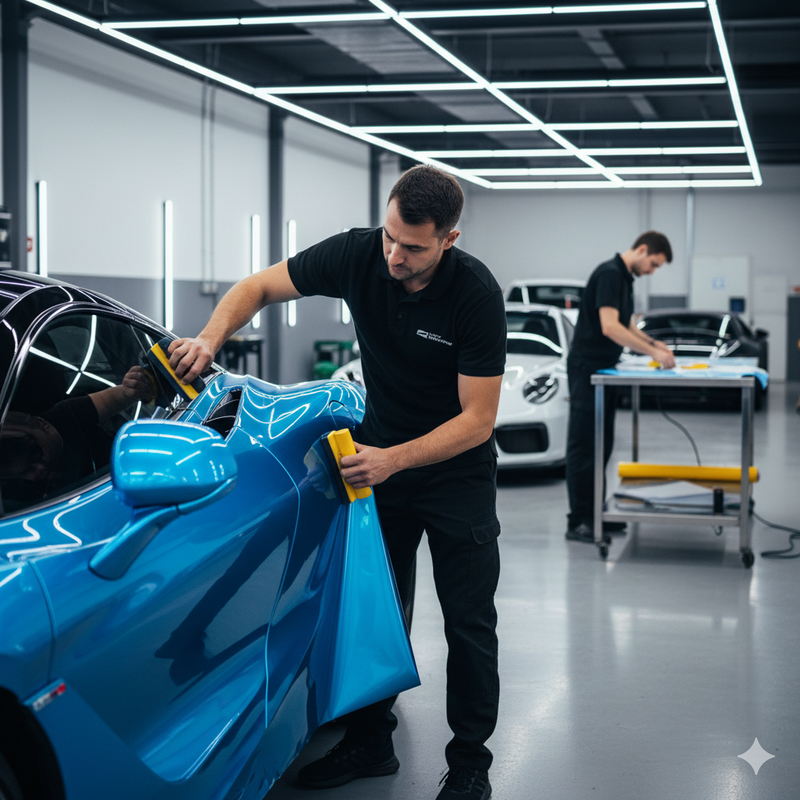 Car Wrap — vinyl color change and fleet branding