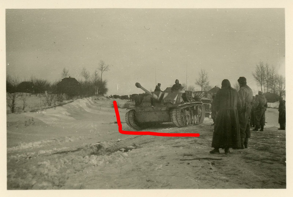 Russland StuG Sturmgeschütz Tarn Camo Whitewash 
