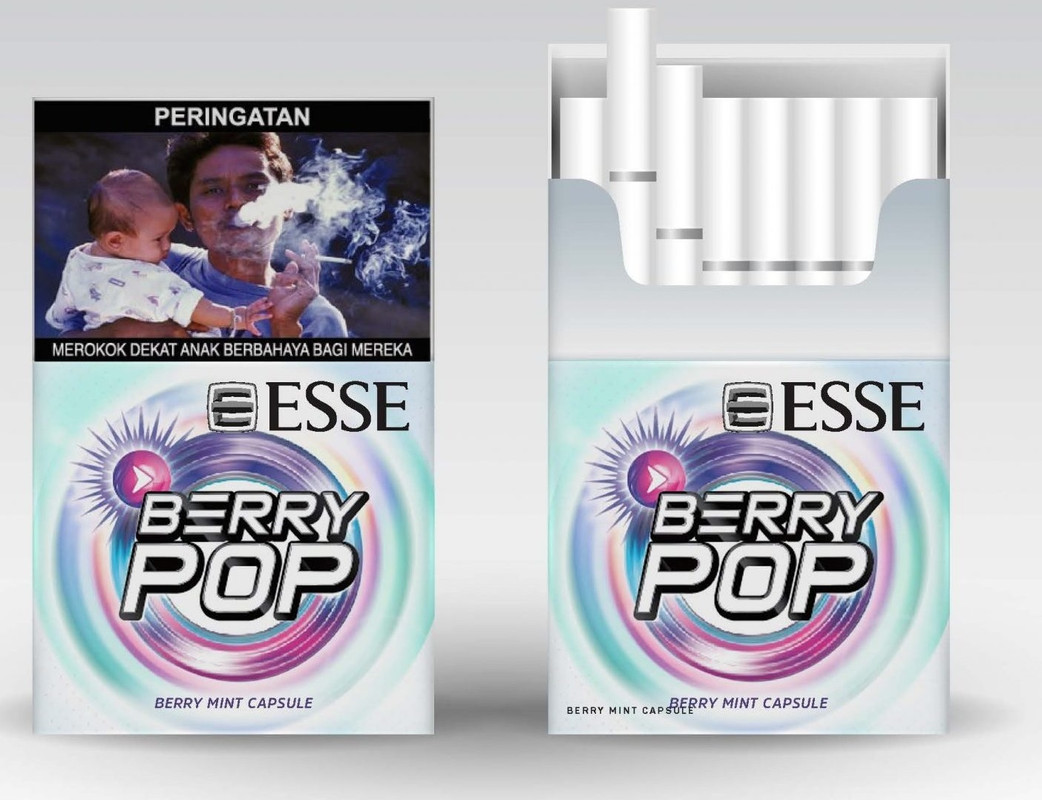 Jual Esse Berry Pop Rokok Filter [16 Batang/ Bungkus] di Seller Ujenk