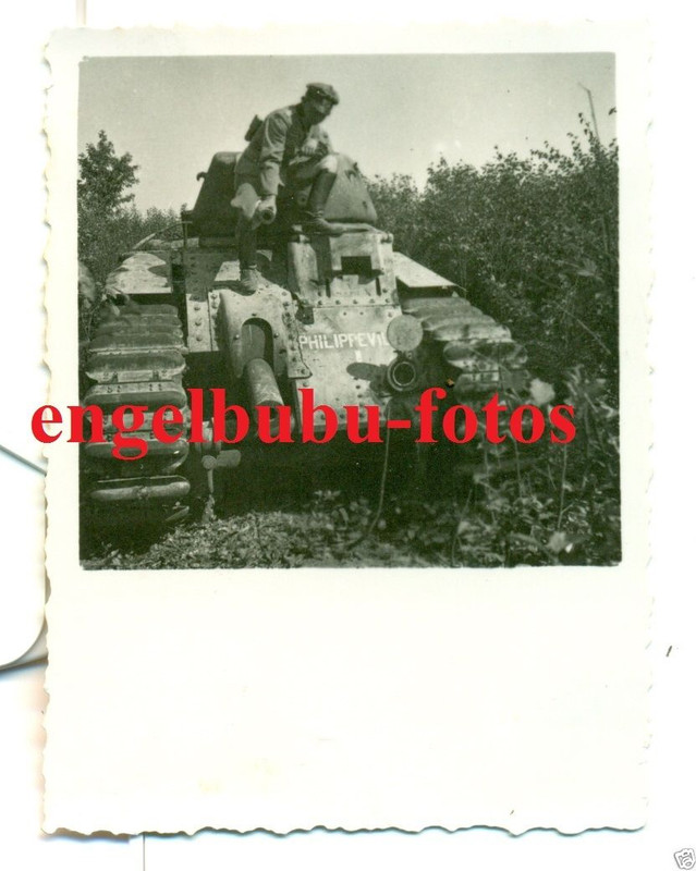 PANZER - Französischer CHAR 1bis PHILIPPEVILLE -