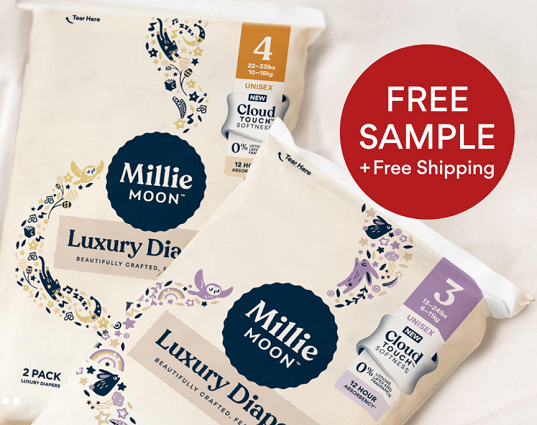 Free Millie Moon Luxury Diapers Sample: Experience Premium Comfort for Your Baby Free Millie Moon Luxury Diapers Sample: Experience Premium Comfort for Your Baby