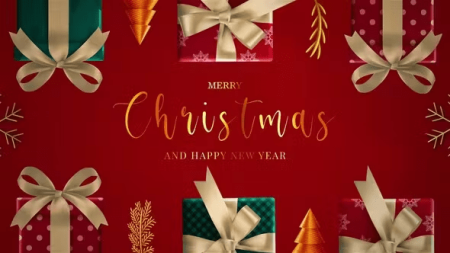 Videohive - Merry Christmas And Happy New Year Opener - 49222487