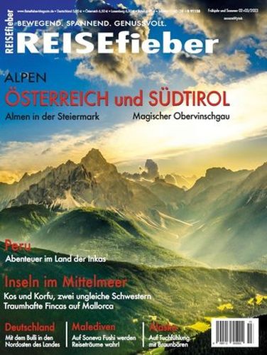 Cover: Reisefieber Magazin No 02-03 Frühjahr-Sommer 2023