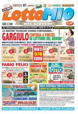 Lottomio del Giovedì N.757 - 29 Aprile 2021