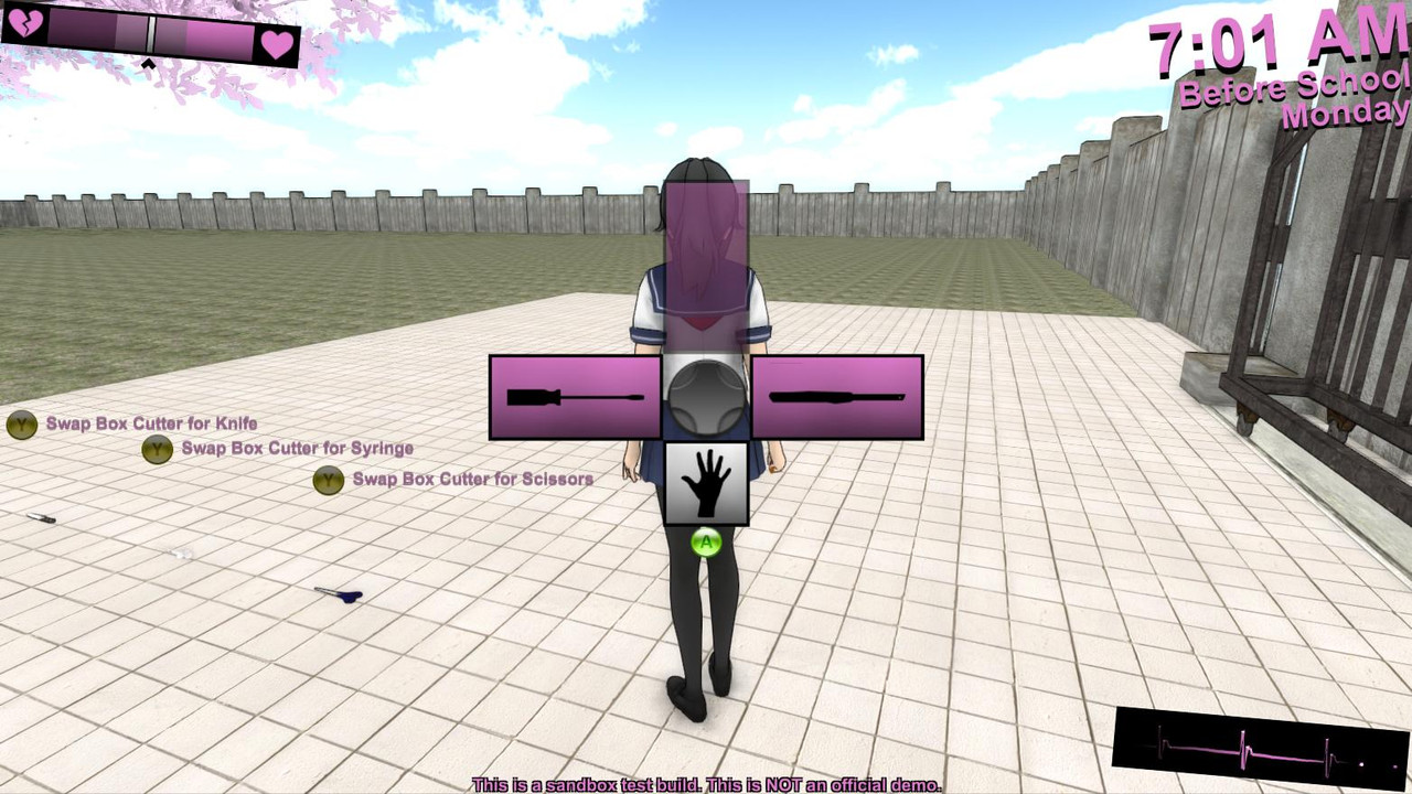 Weapon Select, Dynamic Lighting, Custom School Uniforms, and Other  Improvements | Yandere Simulator Development Blog