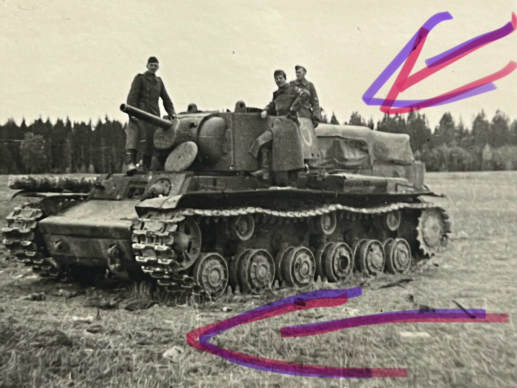 Deutsche Foto 2Wk Russische Panzer T34 Russland Fotoalbum Russia