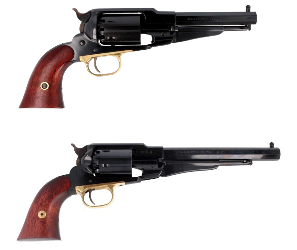 noire - Les revolvers à poudre noire 1858-5-5-et-7-5