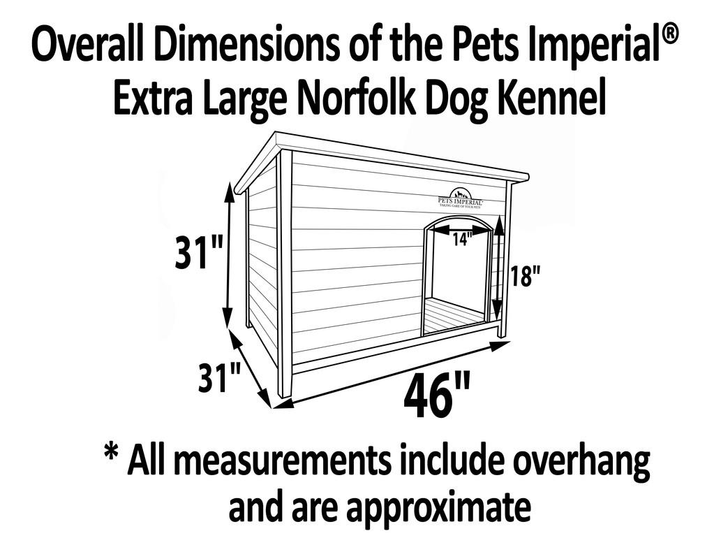 Extra/Large Norfolk Dog Kennel Kennels House With Removable Floor