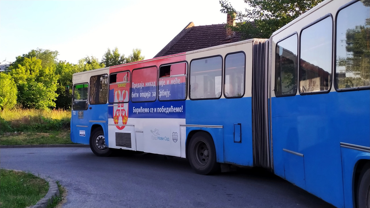 Volvo B10MA / Neobus 405GZ (1997/06) #732 - Reklama