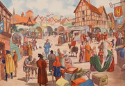 Cambistas medievales: un oficio especializado Mercado-Medieval